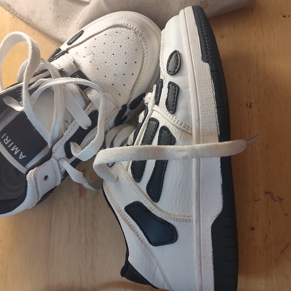 White and Black Sneakers